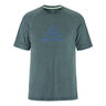 Pro Trail Wool Camiseta De Running Hombres-Azul-gris