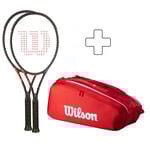Pack Raqueta + Raquetero Wilson Wilson Clash 100 V3.0 Raquetas De Competición