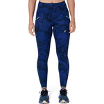 Ropa ASICS ASICS Road Lite-Show Mallas para correr Mujeres - negro, azul oscuro