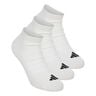 Essentials Low 3P Calcetines de tenis - Pack de 3 Unisex-blanco, negro