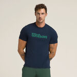 Ropa Wilson Wilson Easy Street Camiseta De Manga Corta Hombres-Azul Oscuro