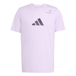 Ropa adidas adidas Category Graphic Camiseta De Manga Corta Hombres-Lila,Negro