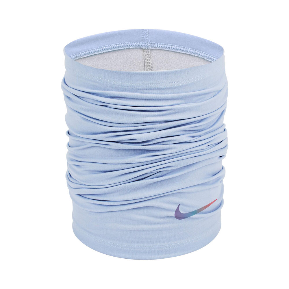 Nike Dri-Fit Wrap 2.0 Calentador de cuello Unisex - gris claro, azul