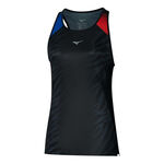 Ropa Mizuno Mizuno DryAeroFlow Graphic Camiseta De Running Mujeres-Negro
