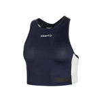 Ropa Craft Craft Pro Hypervent Cropped Camiseta De Running Mujeres-Azul Oscuro