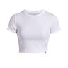 Rival Rib Baby Camiseta De Manga Corta Mujeres-Blanco