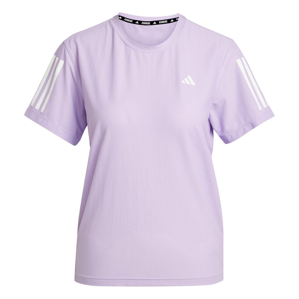adidas Own The Run Camiseta De Running Mujeres-Morado,Blanco