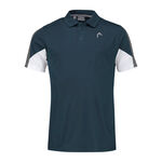 Ropa HEAD HEAD Club Tech 22 Polo Hombres - color petr&oacute;leo, blanco