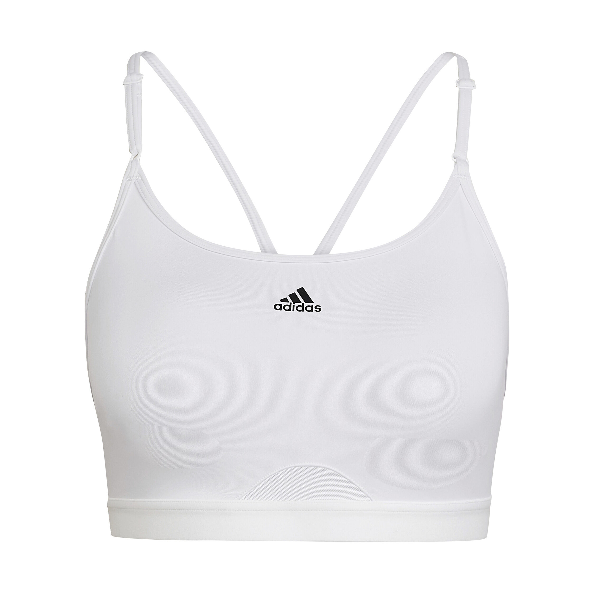 Sujetador deportivo adidas blanco sales