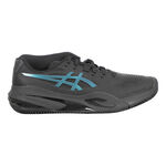 Zapatillas de tenis ASICS ASICS Gel-Resolution X Night Energy Zapatilla Tierra Batida Hombres-Negro,Azul