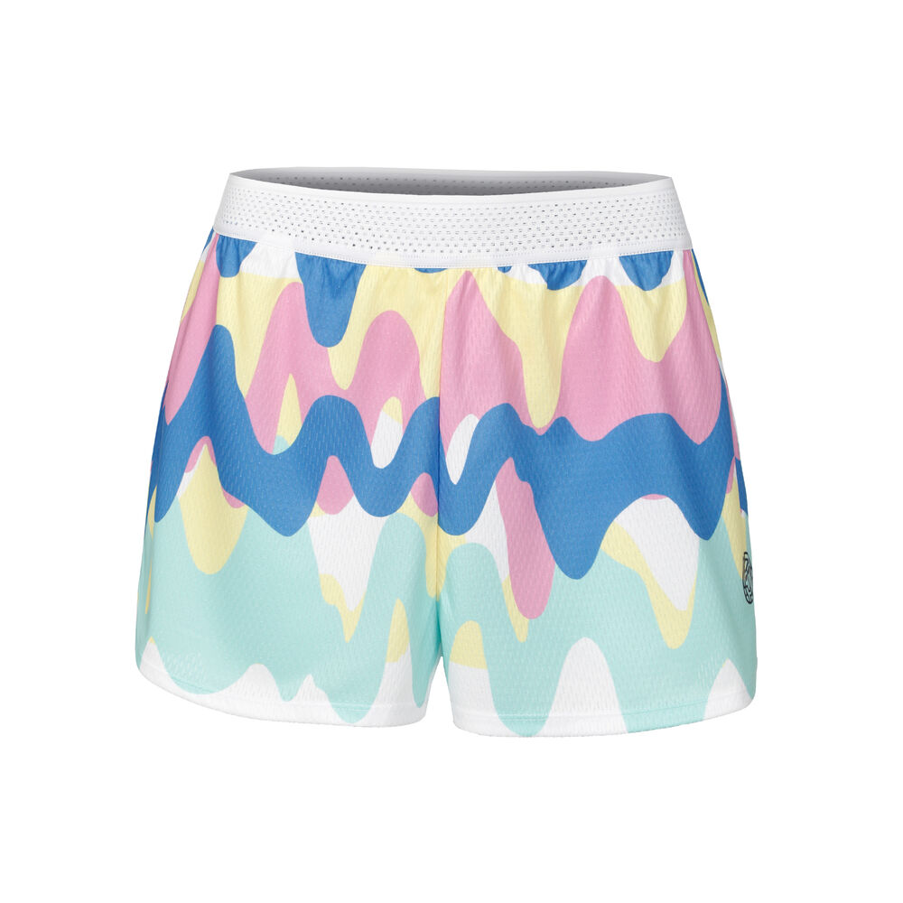 BIDI BADU Good Vibes Printed 2in1 Shorts Mujeres - Blanco, Multicolor