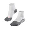 RU4 Endurance Short Calcetines Para Correr Mujeres-Blanco,Gris