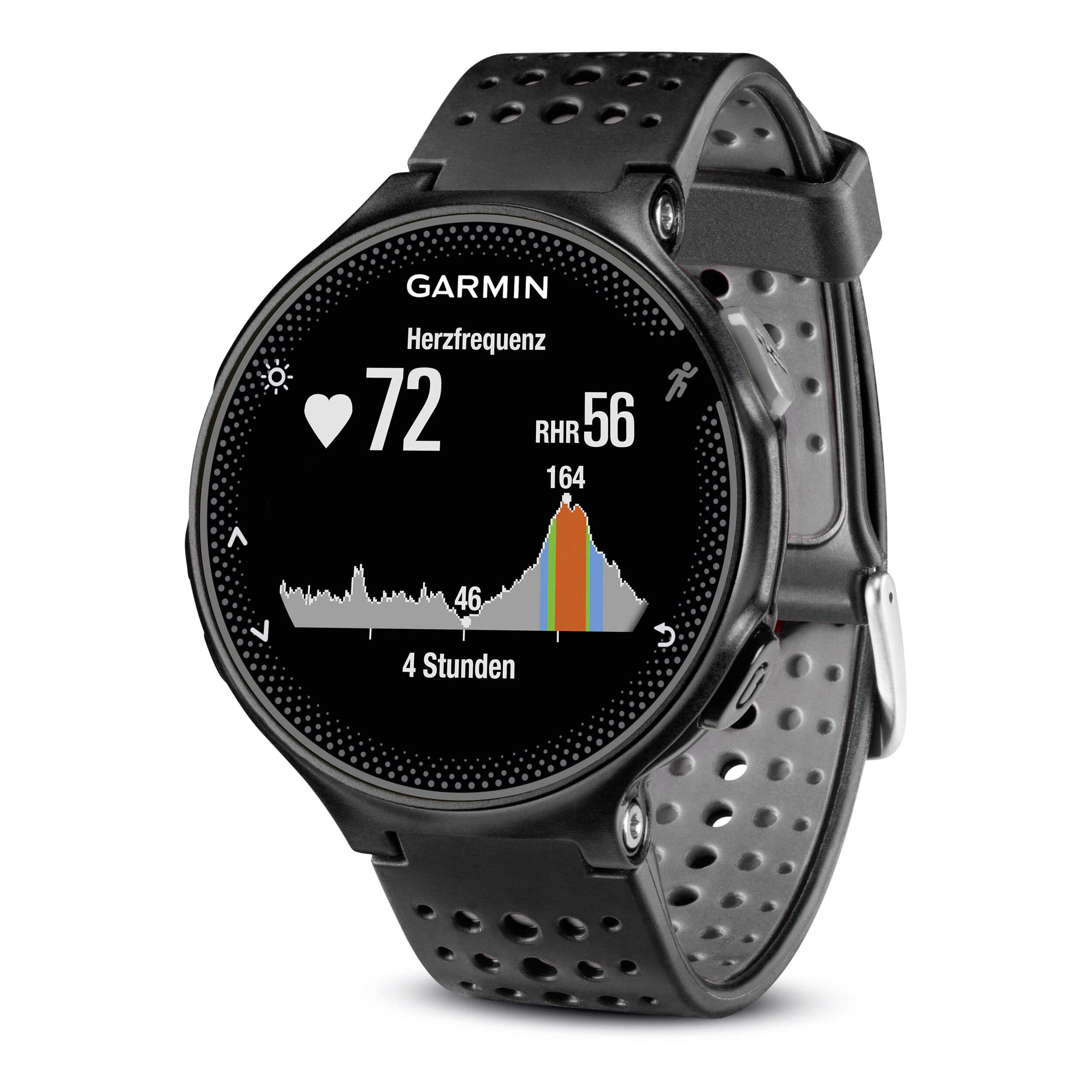 Forerunner 235 WHR Reloj Con Puls metro Negro Gris