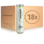 Pelota presurizada Dunlop Dunlop Dunlop Trainer VDT Bote de 4 pelotas 