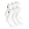 Crew Sportswear Ankle Calcetines Deporte Pack De 6-Blanco,Negro