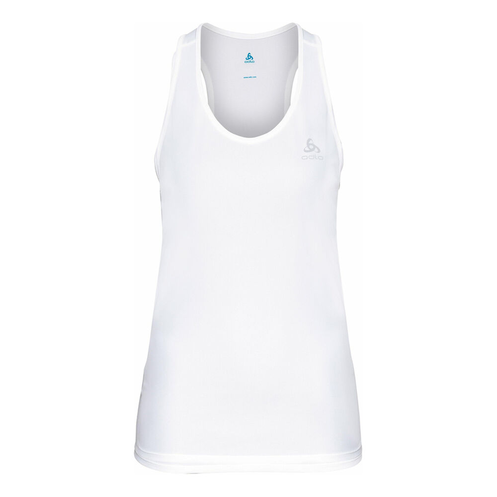 Odlo Crew Neck Essential Camiseta De Running Mujeres - Blanco