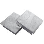 Accesorios de pista Tegra Tegra Tapa Para Casquillos De Fondo En Paquete Doble,De Cuatro Cantos-Plateado