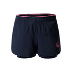 Ropa Quiet Please Quiet Please Point 2in1 Shorts Chicas - azul oscuro, rosa