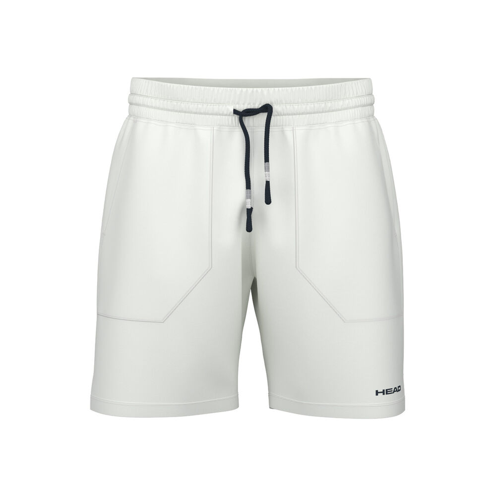 HEAD Play Shorts Hombres-Blanco