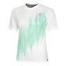 Performance Camiseta De Manga Corta Mujeres-Blanco,Turquesa