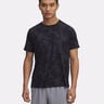 Launch Elite Print Camiseta De Running Hombres-Antracita,Negro