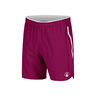 Drop 7in Shorts Hombres-berry, blanco
