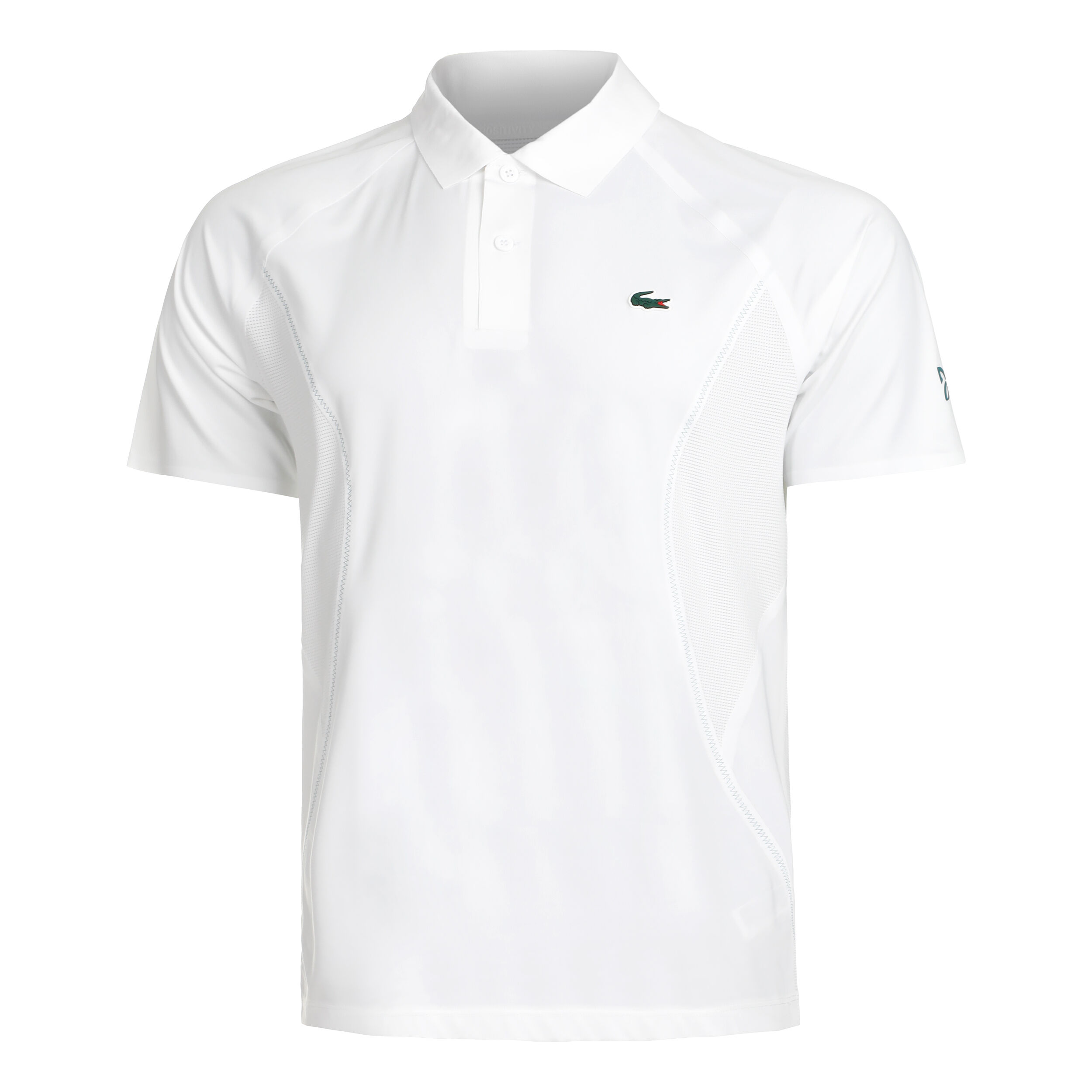 lacoste polo blanco