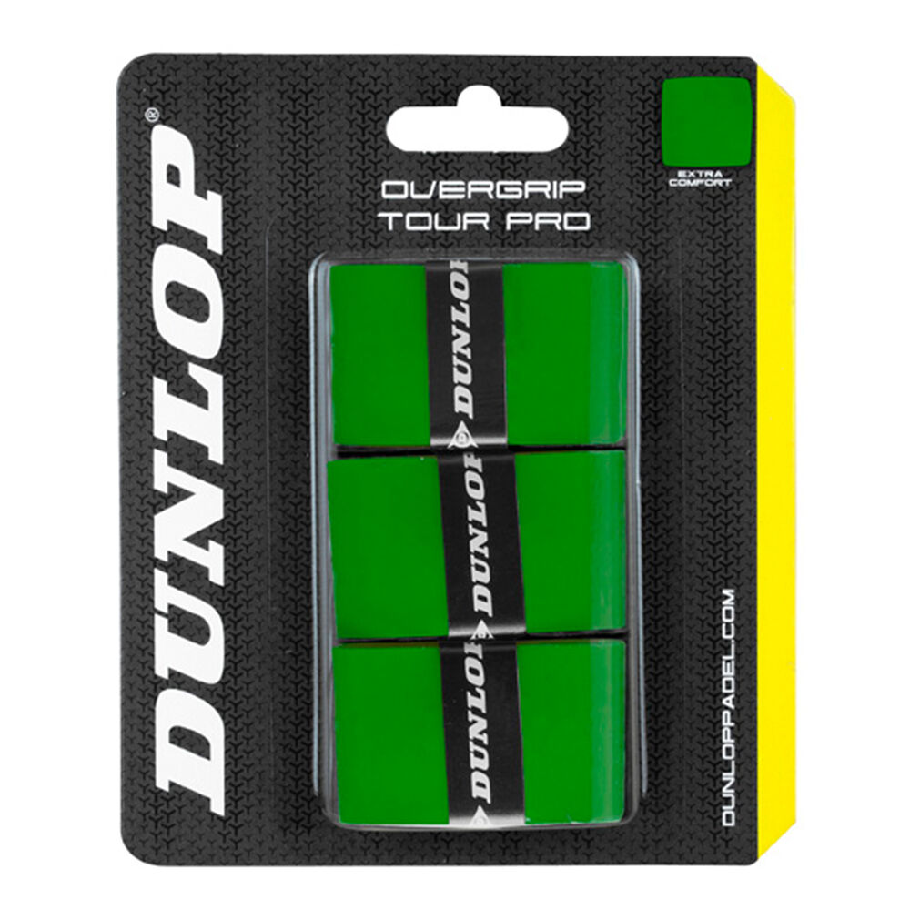 Dunlop Tour Pro Pack de 3-verde