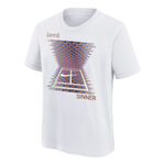 Ropa Nike Nike Jannik Sinner Camiseta De Manga Corta Hombres-Blanco