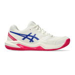 Zapatillas de tenis ASICS ASICS Gel-Dedicate 8 Zapatilla Tierra Batida Mujeres-Crema,Azul Oscuro