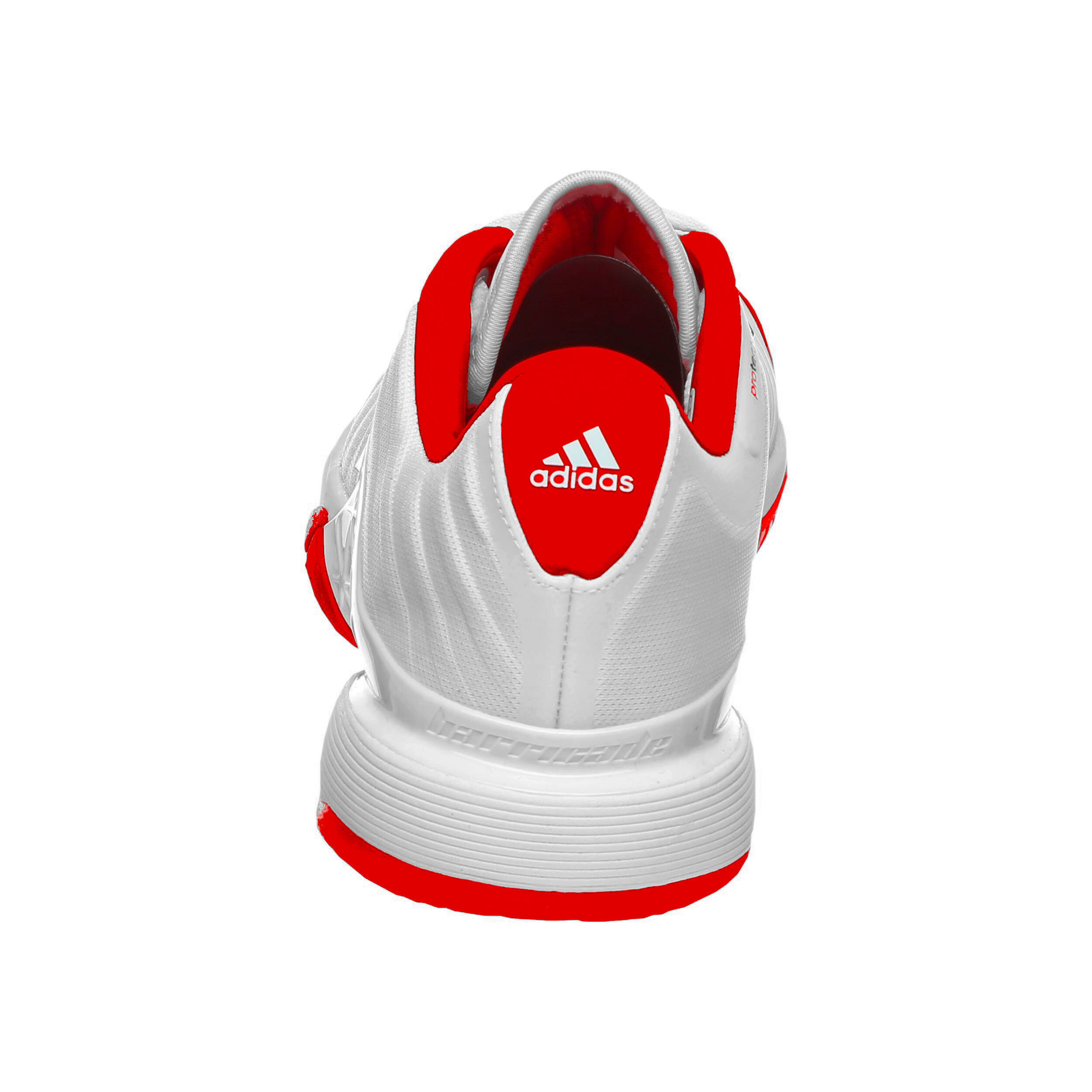 Buy adidas Barricade 2018 Zapatilla Todas Las Superficies Mujeres Blanco Rojo online Tennis Point ES