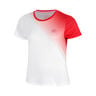 Crew 2.0 Fade Camiseta de manga corta Chicas-rojo