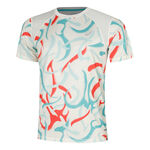 Ropa ASICS ASICS Road AOP Camiseta de running Hombres - crema, multicolor