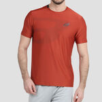 Ropa Bullpadel Bullpadel Camiseta De Manga Corta Hombres-Óxido