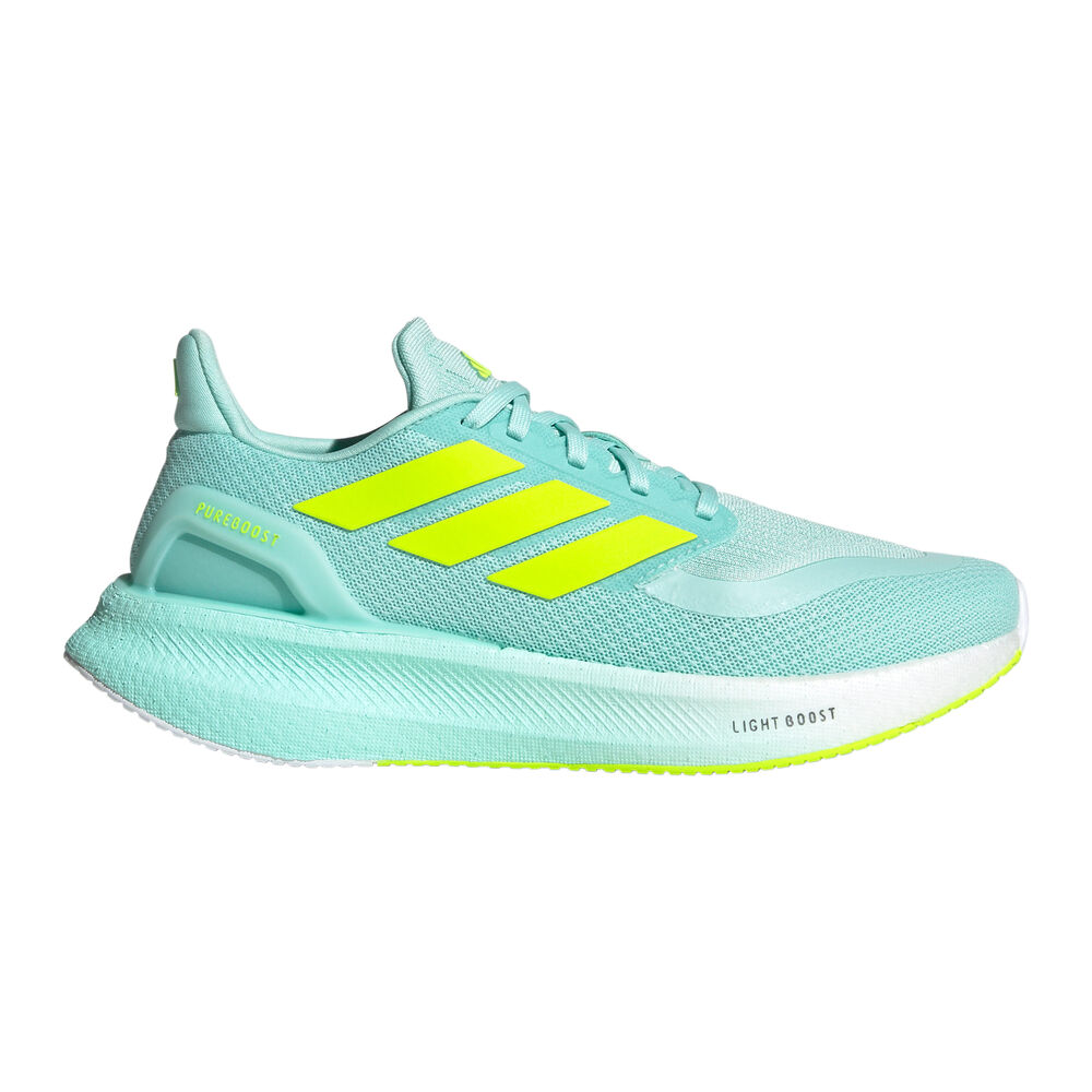 adidas Pureboost 5 Zapatilla neutral Mujeres-mint, amarillo neón