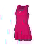 Ropa Quiet Please Quiet Please Create Flounce Vestido Chicas-Rosa,Blanco