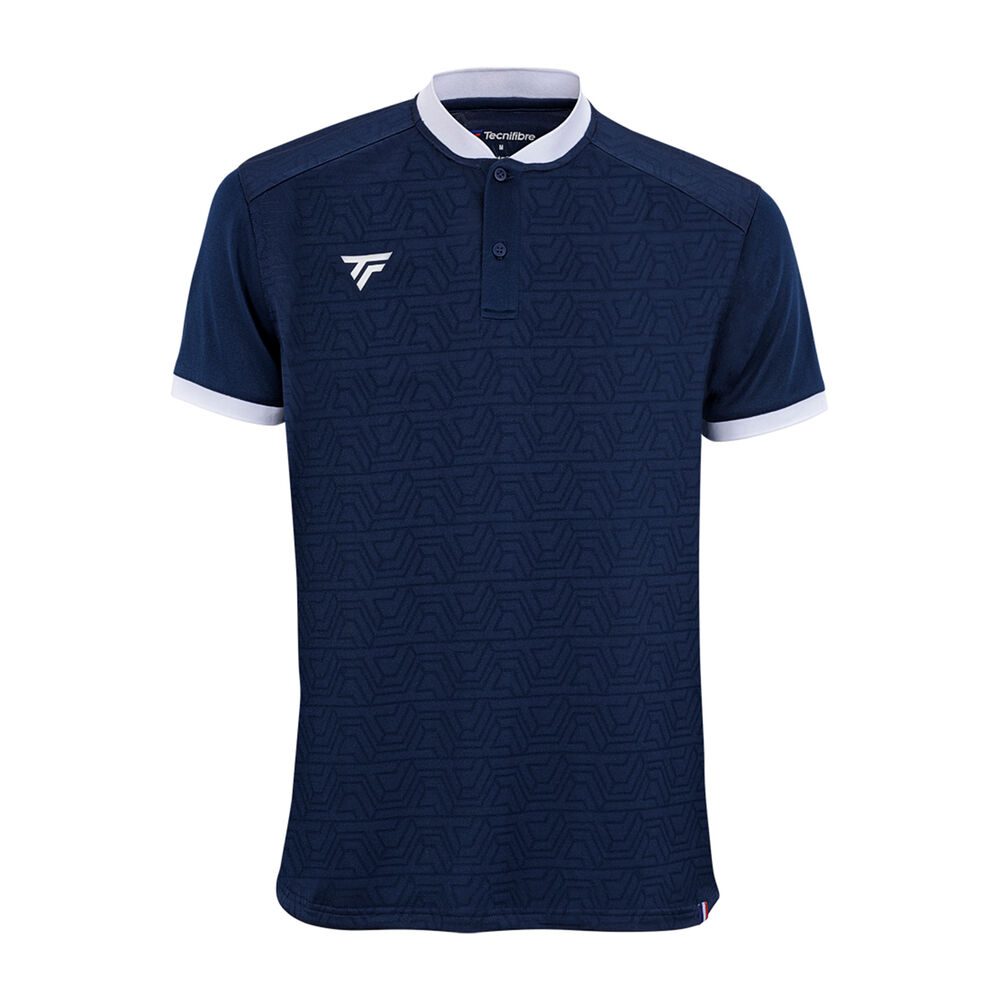 Tecnifibre Team Mesh Polo Hombres-Azul Oscuro