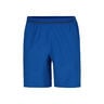Djokovic Shorts Hombres - azul oscuro, blanco