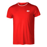 Ropa Racket Roots Racket Roots Teamline Camiseta De Manga Corta Hombres-Rojo
