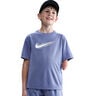 Dri-Fit Multi Camiseta De Manga Corta Niños-Azul-gris