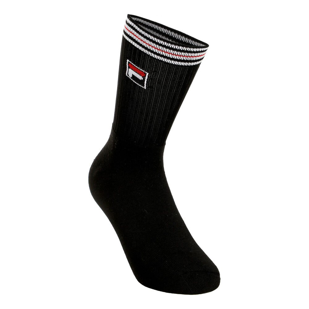 Fila Heritage Calcetines Deporte-Negro