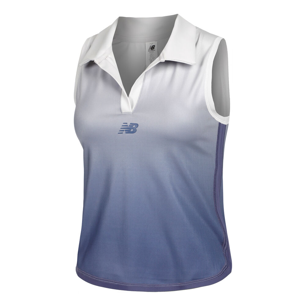 New Balance Tournament Tank Polo Mujeres - Azul