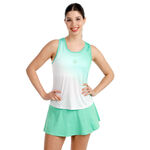 Ropa de tenis BIDI BADU BIDI BADU Crew Racerback Camiseta de tirantes Mujeres-verde, blanco