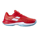 Zapatillas de tenis Babolat Babolat Jet Mach 3 Zapatilla Tierra Batida Mujeres-Coral,Verde
