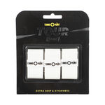 Accesorios Tennis-Point Tennis-Point Tour Tacky Pack de 3 - blanco