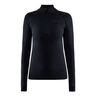 Core Dry Active Comfort Half-Zip Camiseta De Manga Larga Mujeres-Negro