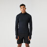 Borg Midlayer Half Zip Sudadera Hombres-Negro