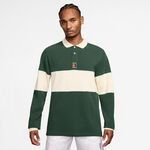 Ropa Nike Nike Court Heritage Polo Hombres - verde oscuro, 