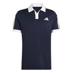 Ropa de tenis adidas adidas Classics Polo Polo Hombres - azul oscuro, beige