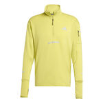 Ropa adidas adidas Adi365 Warm Half-Zip Camiseta De Running Hombres-Amarillo